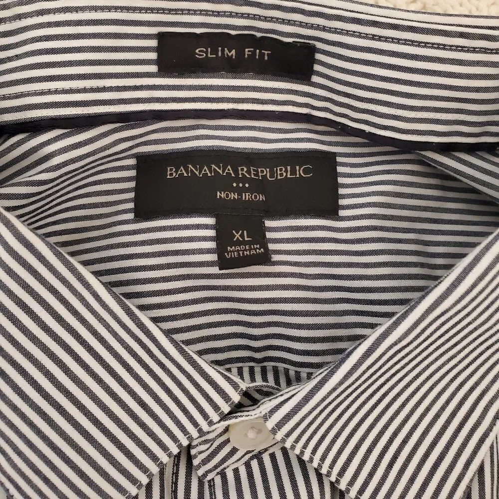 Banana Republic Slim-fit Non Iron Dress Shirt sz Xl